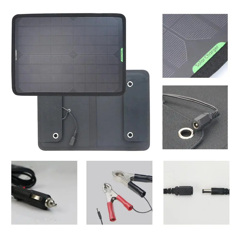 ALLPOWERS 18V 5W Portable Solar Car Battery Charger - Image 3