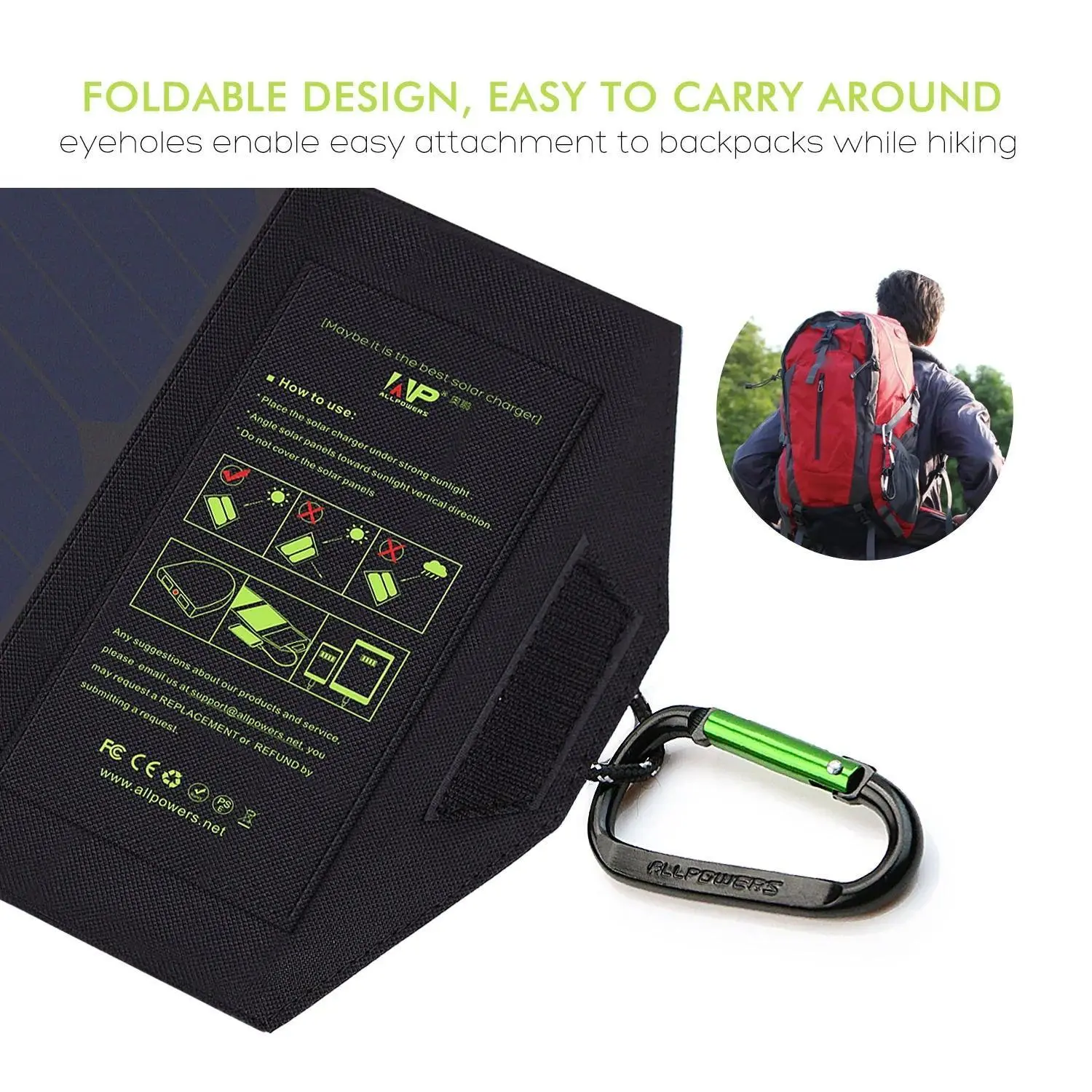 ALLPOWERS 5V 10W Solar Charger - Image 5