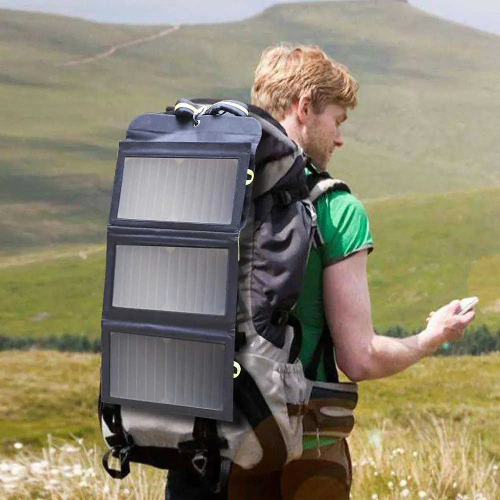 ALLPOWERS 5V 21W Portable Solar Panel Built-in 10000mAh Battery SP002 - Image 6