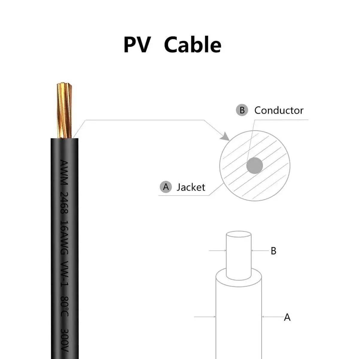 ALLPOWERS Solar PV Connection Cable DC5521 to Car - Image 5