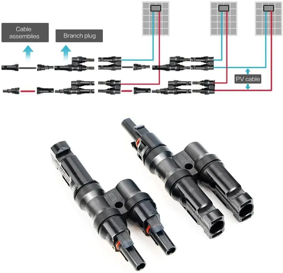 ALLPOWERS Solar PV Connector Y Branch for Parallel Connection - Image 4