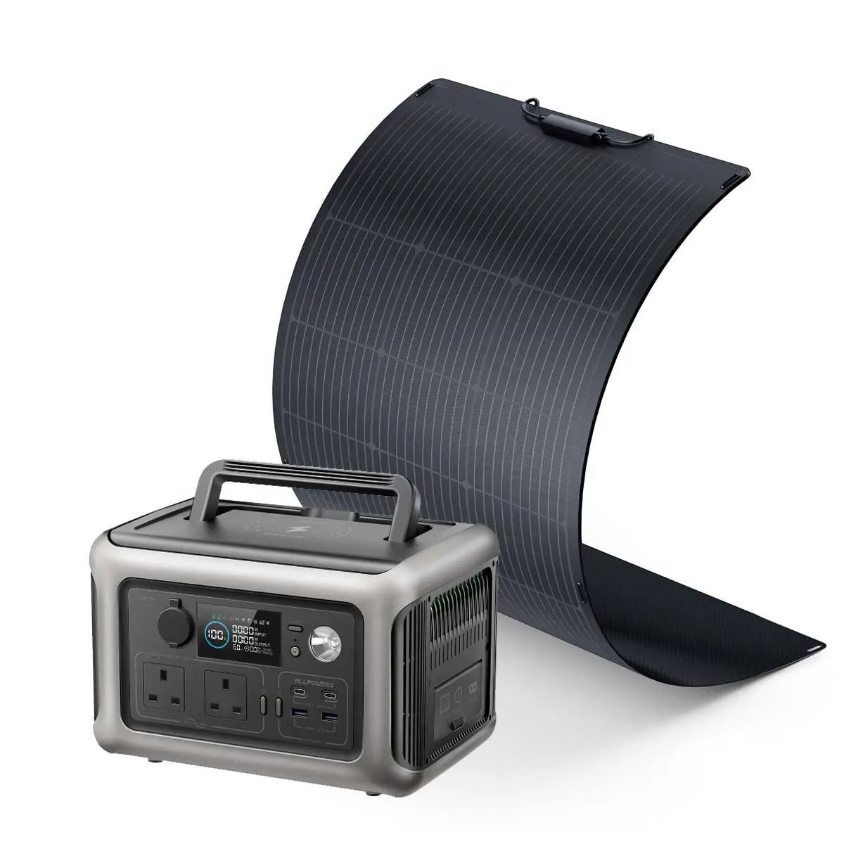 ALLPOWERS R600 + 100W Solar Panel - Image 3