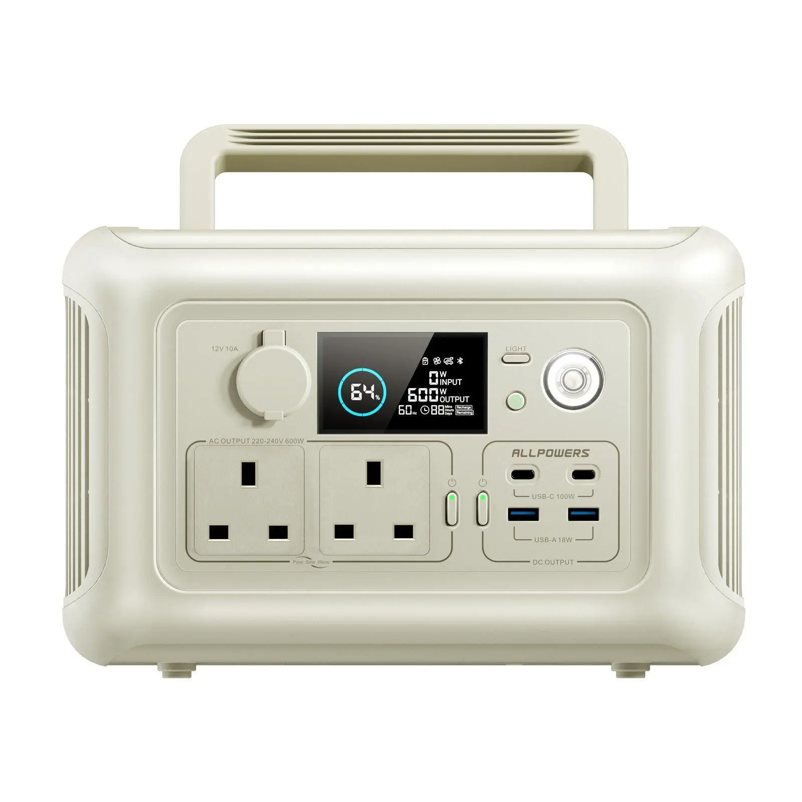 ALLPOWERS R600 Portable Power Station | 299Wh 600W - Image 4