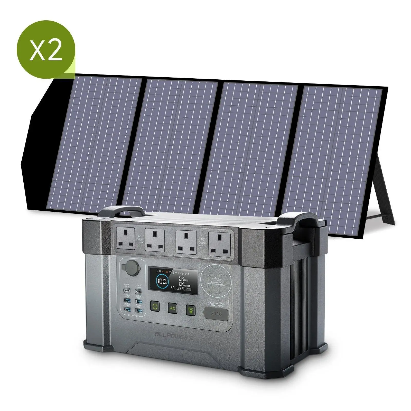 ALLPOWERS S2000 Pro + 140W Solar Panel SP029 - Image 2